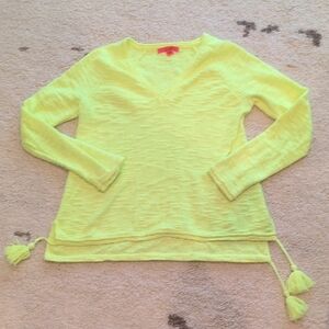 Lilly Pulitzer Bright Yellow Knit Sweater